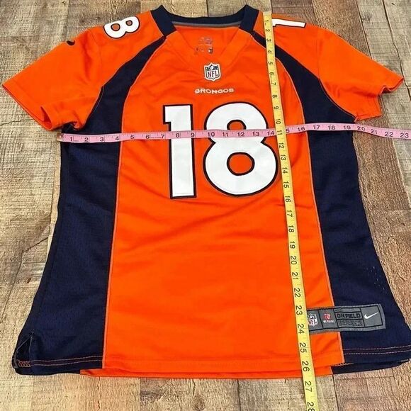 Nike On Field NFL Denver Broncos Manning 18 Women’s Jersey - Picture 3 of 8